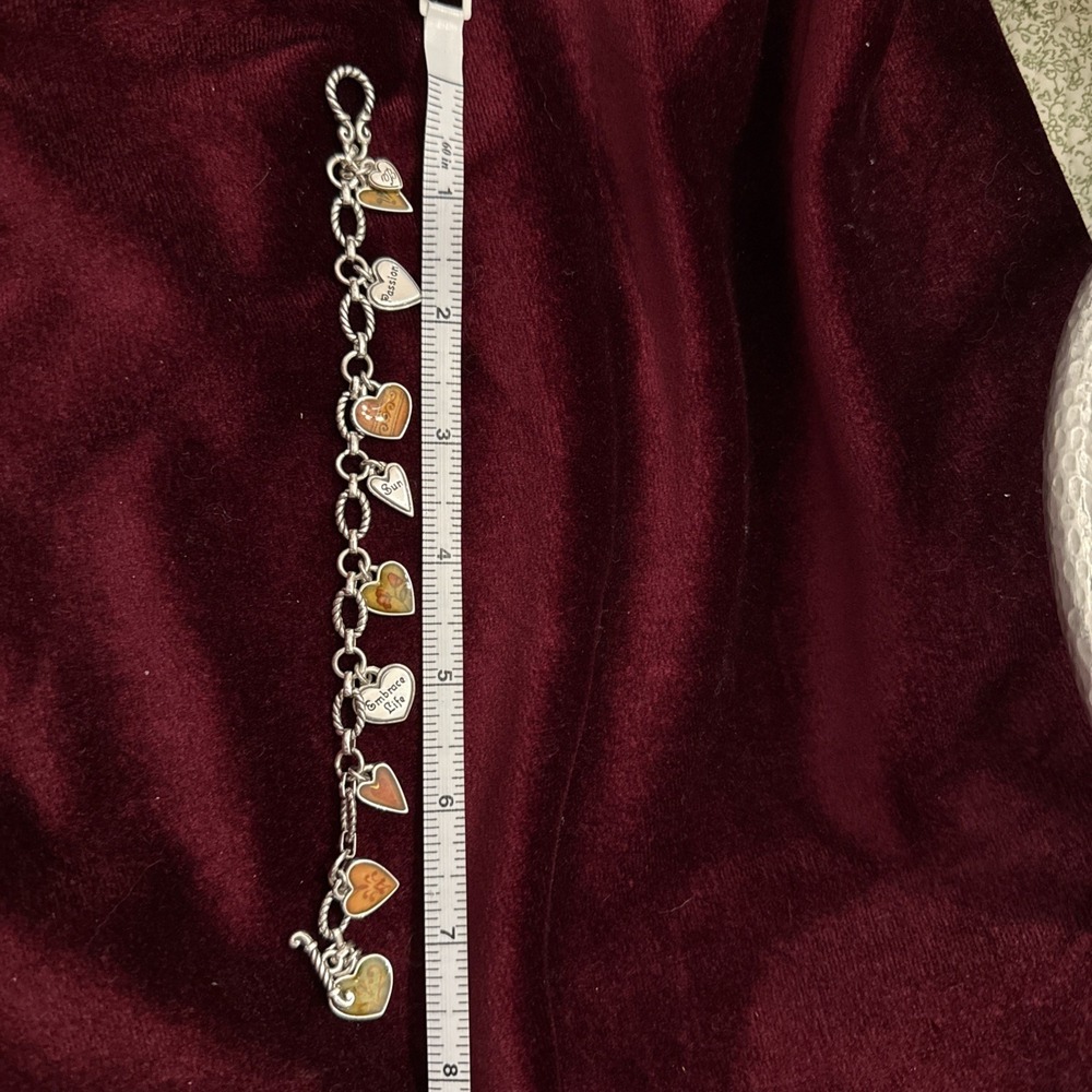 Brighton Silver Bracelet with Heart Charms - Picture 8 of 8